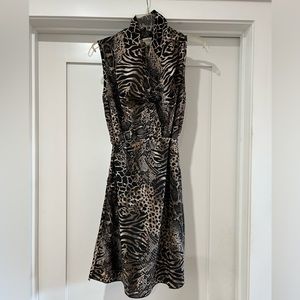 Animal Print Short Dress